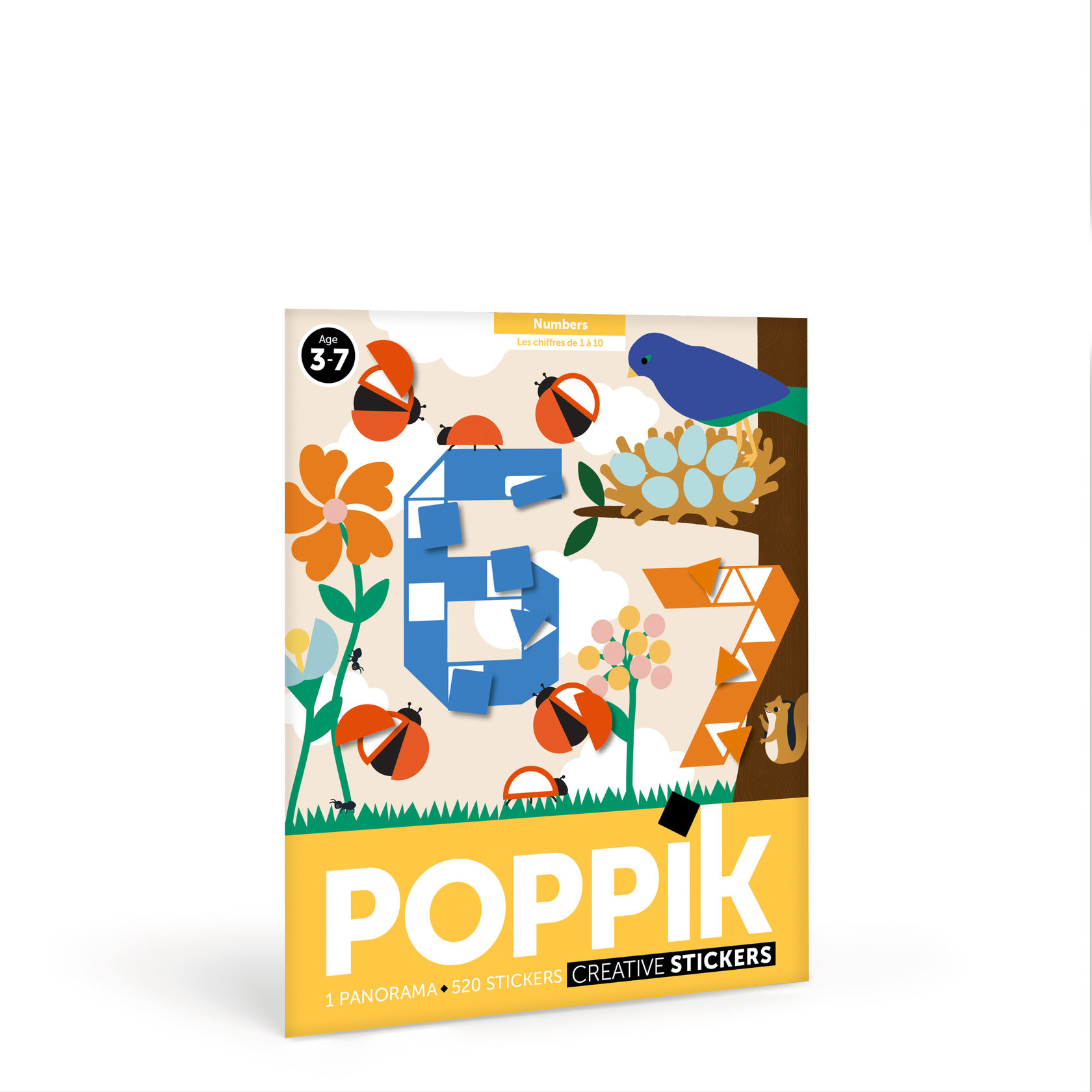 фото Poppik стикер мозаика, цифры