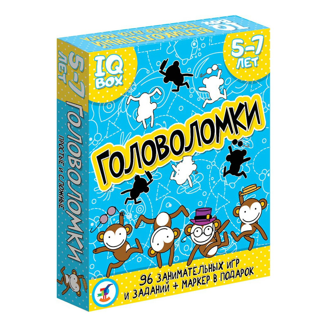 фото Настольная карточная игра дрофа-медиа iq box головоломки