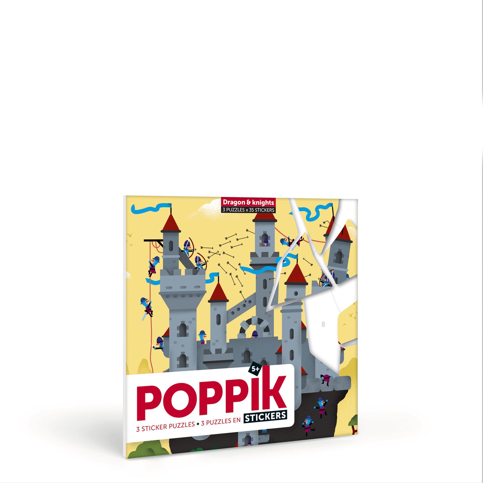 

Головоломка-наклейка POPPIK Рыцарь и дракон