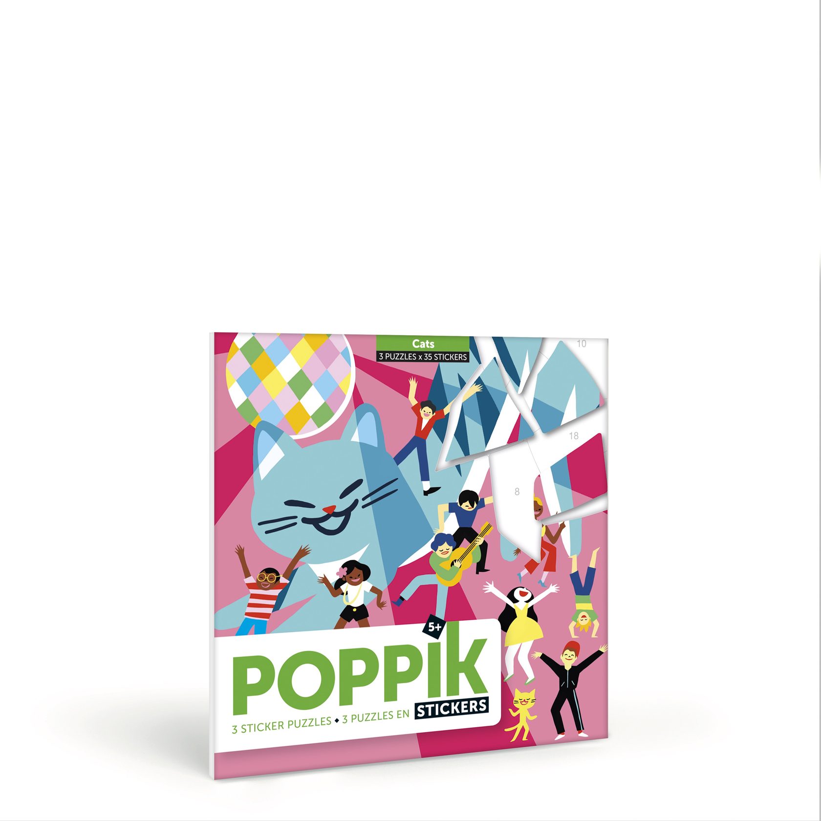 

Головоломка-наклейка POPPIK Забавные кошки