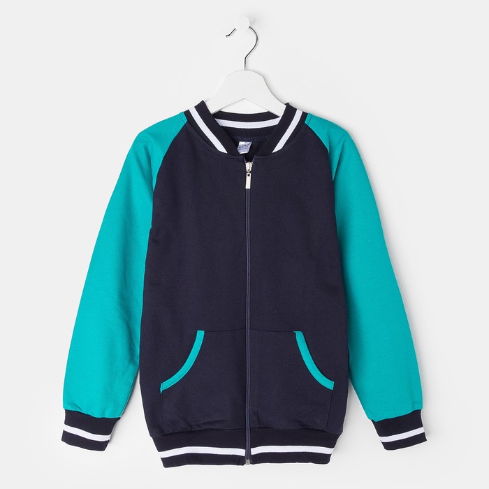 

Толстовка для мальчика, цвет тёмно-синий, рост 122-128 см (34)