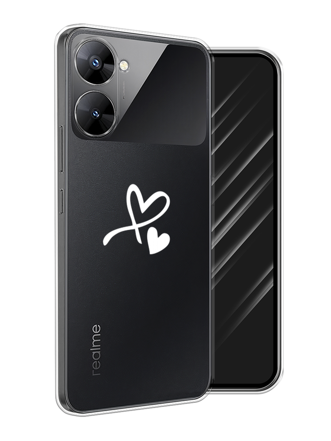 

Чехол Awog на Realme V30 5G/V30T 5G "Сердечко минимализм", Белый, 2513550-6