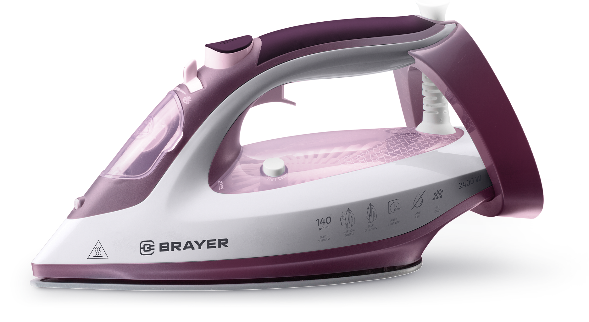 Утюг Brayer BR4006 розовый утюг bbk ise 2400 бирюзовый