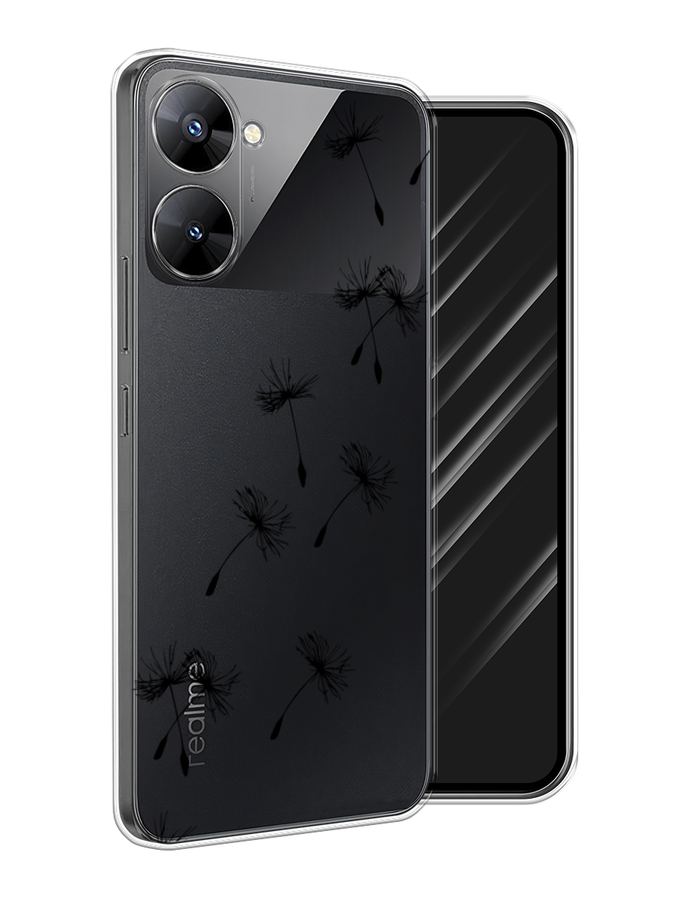 

Чехол Awog на Realme V30 5G/V30T 5G "Летящие одуванчики", Черный, 2513550-8
