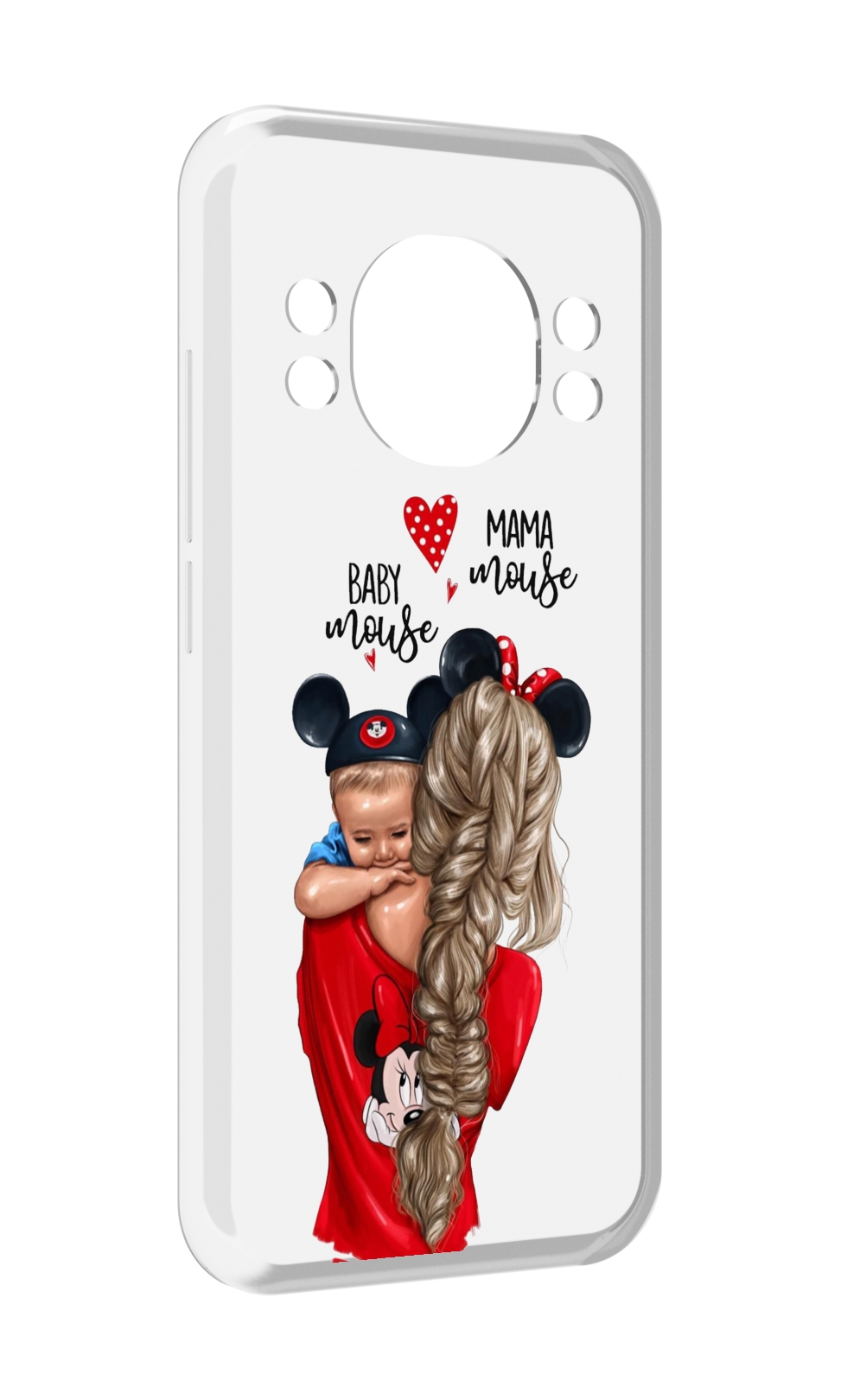 

Чехол MyPads Мама-маус женский для Doogee S98 / S98 Pro, Прозрачный, Tocco