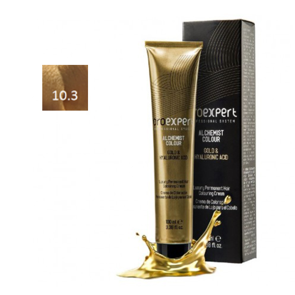 

10.3 ЗОЛОТИСТЫЙ ГЛУБОКИЙ БЛОНД ALCHEMIST COLOUR GOLDEN LIGHTEST BLONDE