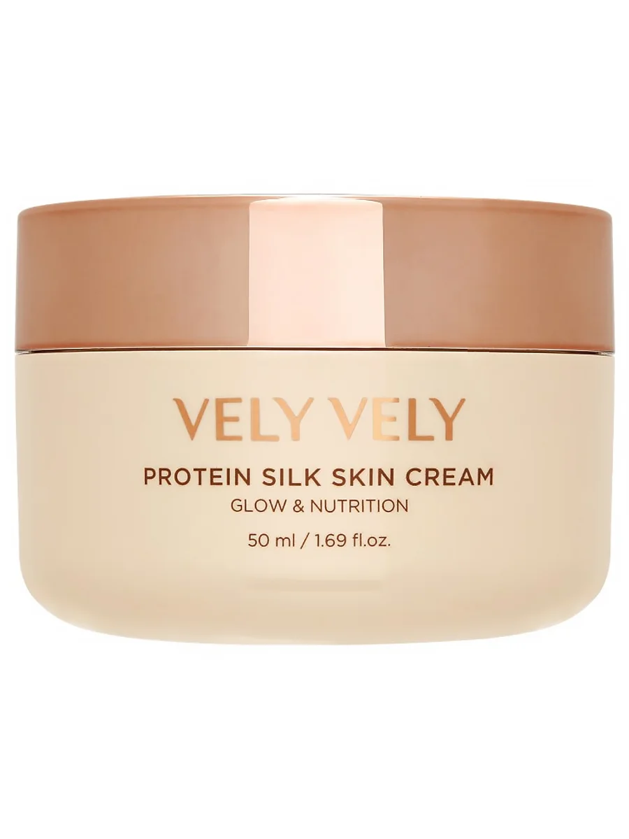 Крем Vely Vely с молочными протеинами и шелком Protein Silk Skin Cream 50 мл 2790₽