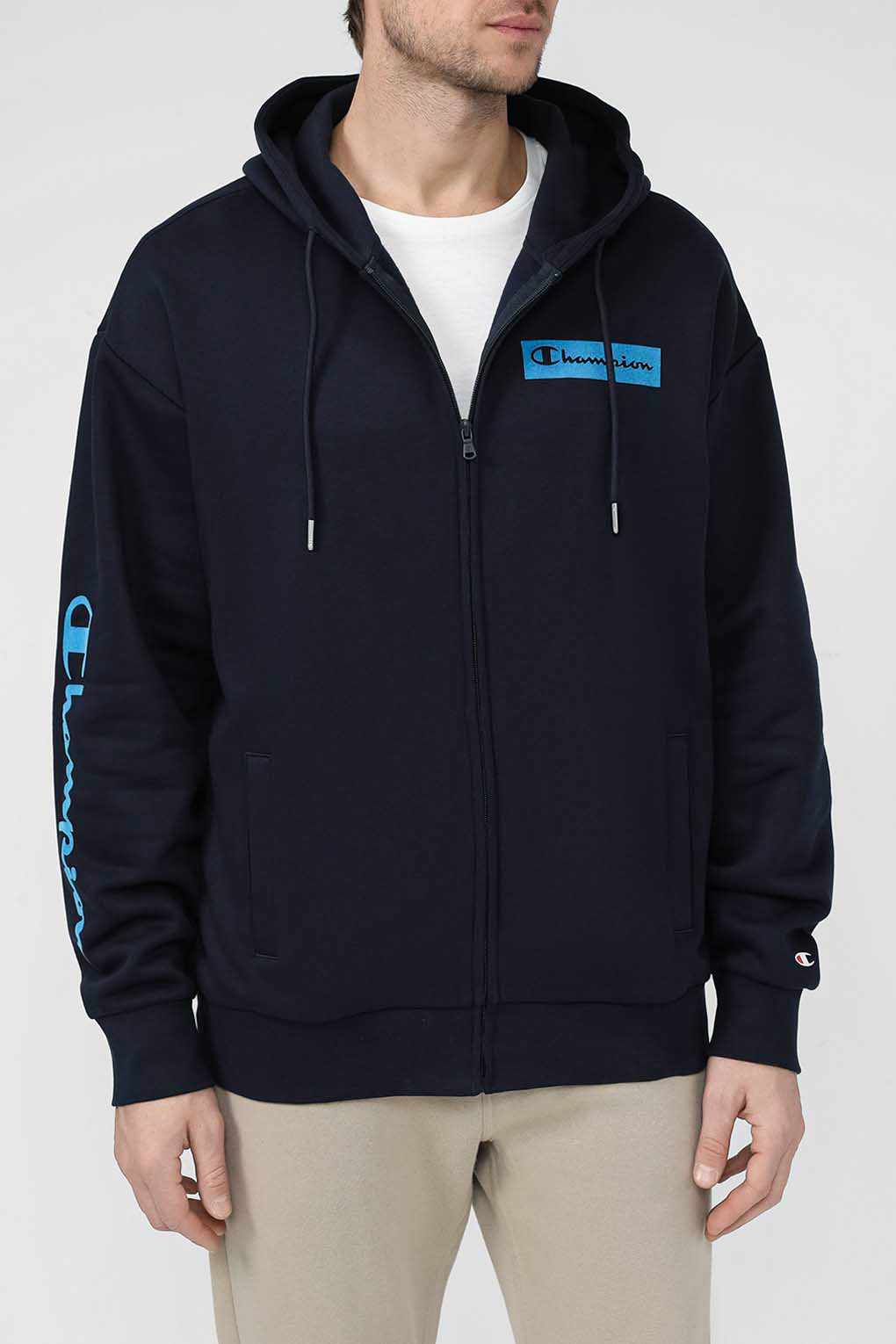 

Толстовка мужская Champion 217966 синяя XL, Синий, 217966