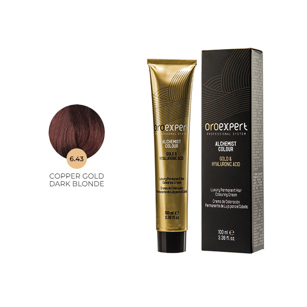 

6.43 МЕДНО-ЗОЛОТИСТЫЙ ТЕМНЫЙ БЛОНД ALCHEMIST COLOUR COPPER GOLD DARK BLONDE