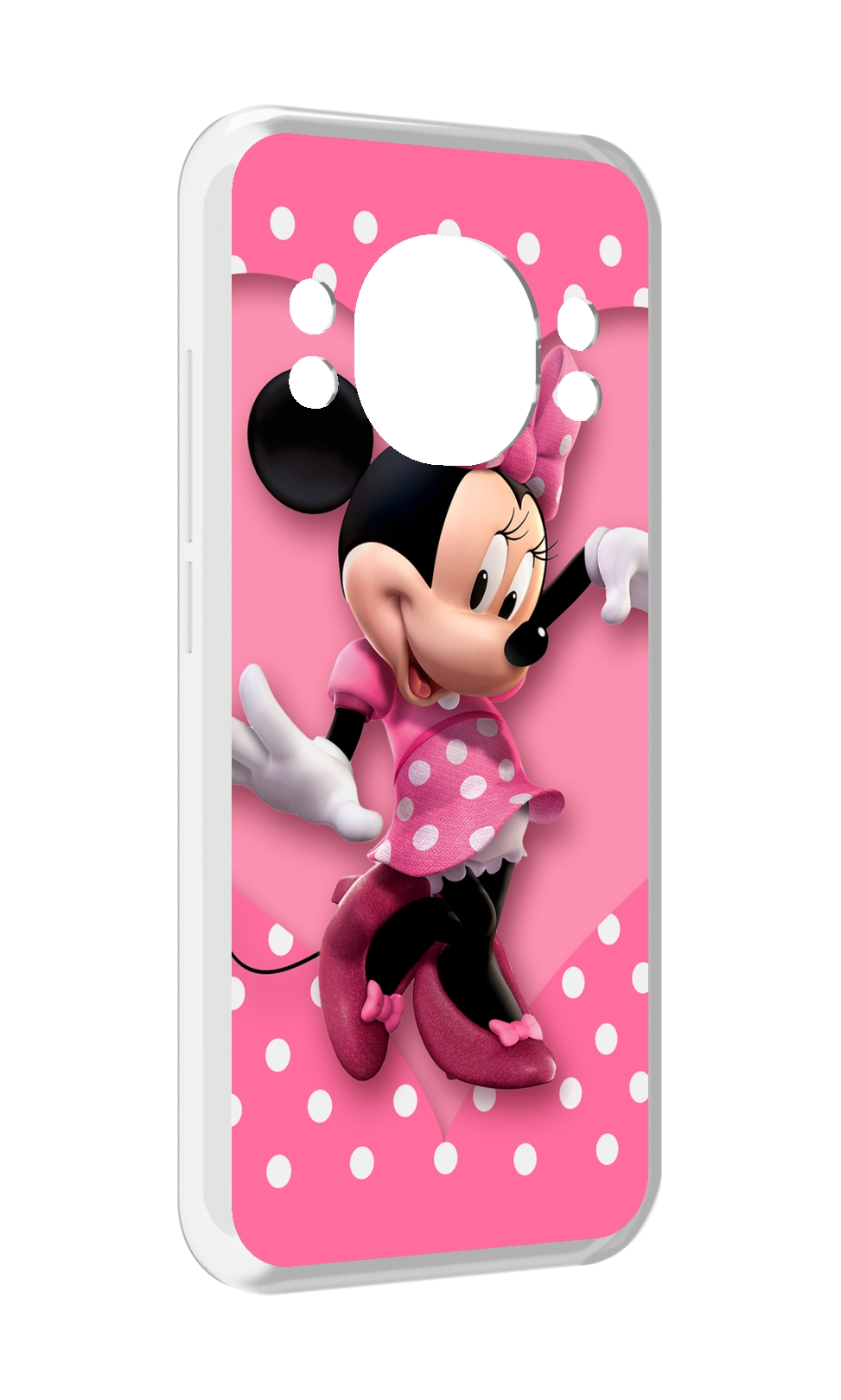 

Чехол MyPads Минни-Маус-в-сердце женский для Doogee S98 / S98 Pro, Прозрачный, Tocco