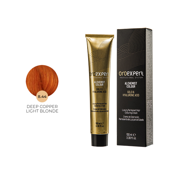 

8.44 НАСЫЩЕННЫЙ МЕДНЫЙ СВЕТЛЫЙ БЛОНД ALCHEMIST COLOUR DEEP COPPER LIGHT BLONDE
