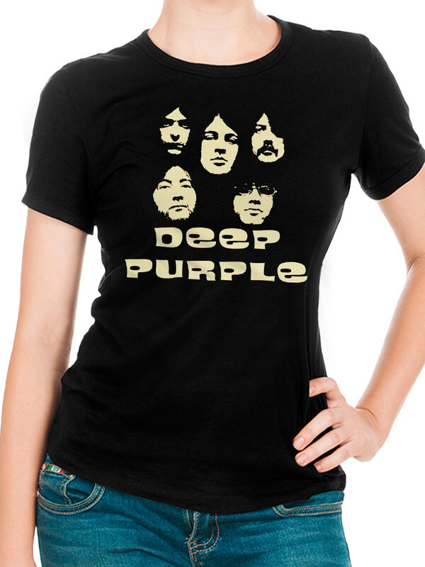 

Футболка женская Dream Shirts Deep Purple черная 3XL, "Deep Purple"