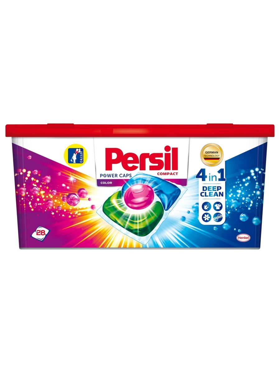 фото Капсулы для стирки persil power caps color 4in1 28шт nobrand