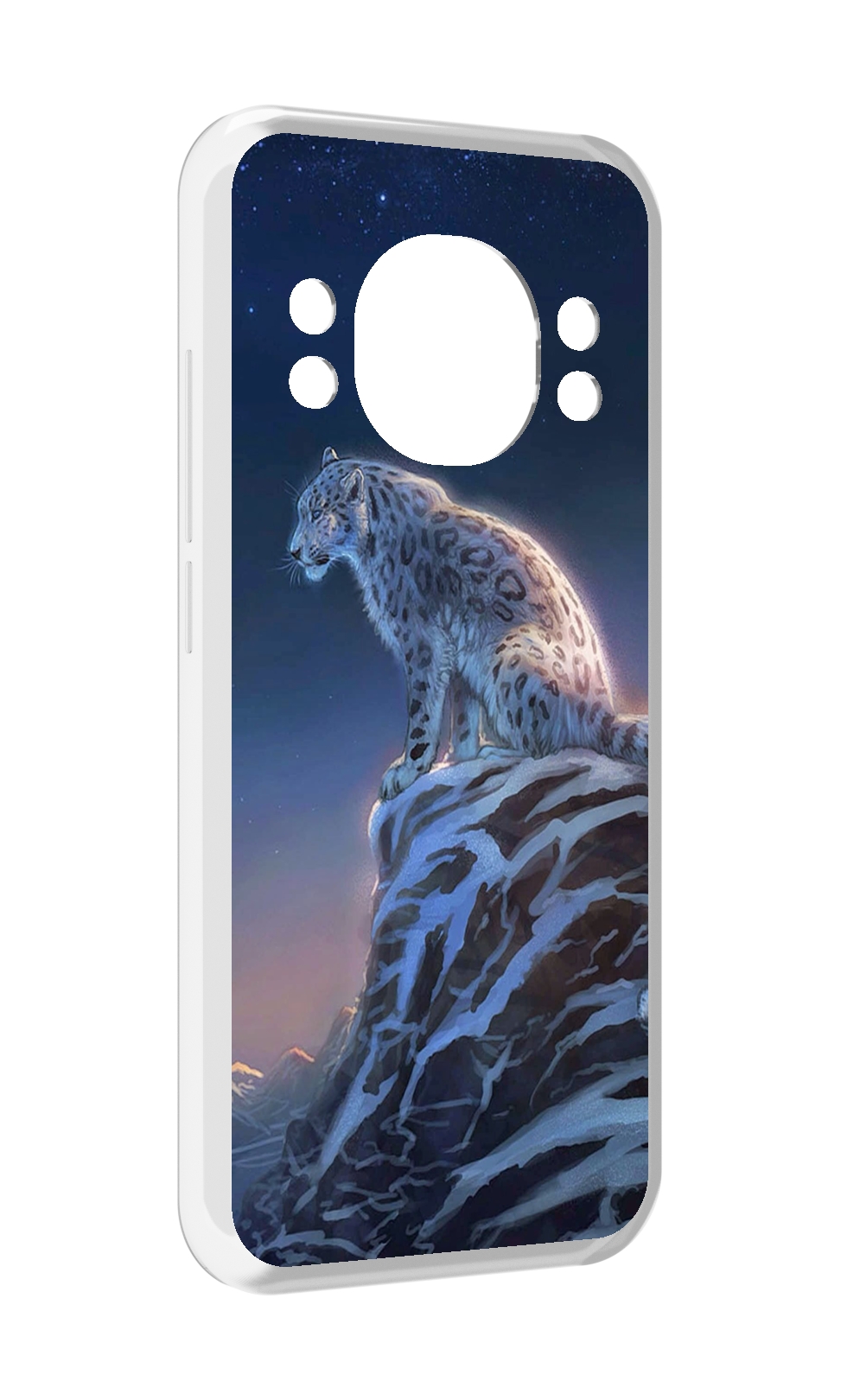

Чехол MyPads Одинокий-Барс для Doogee S98 / S98 Pro, Прозрачный, Tocco