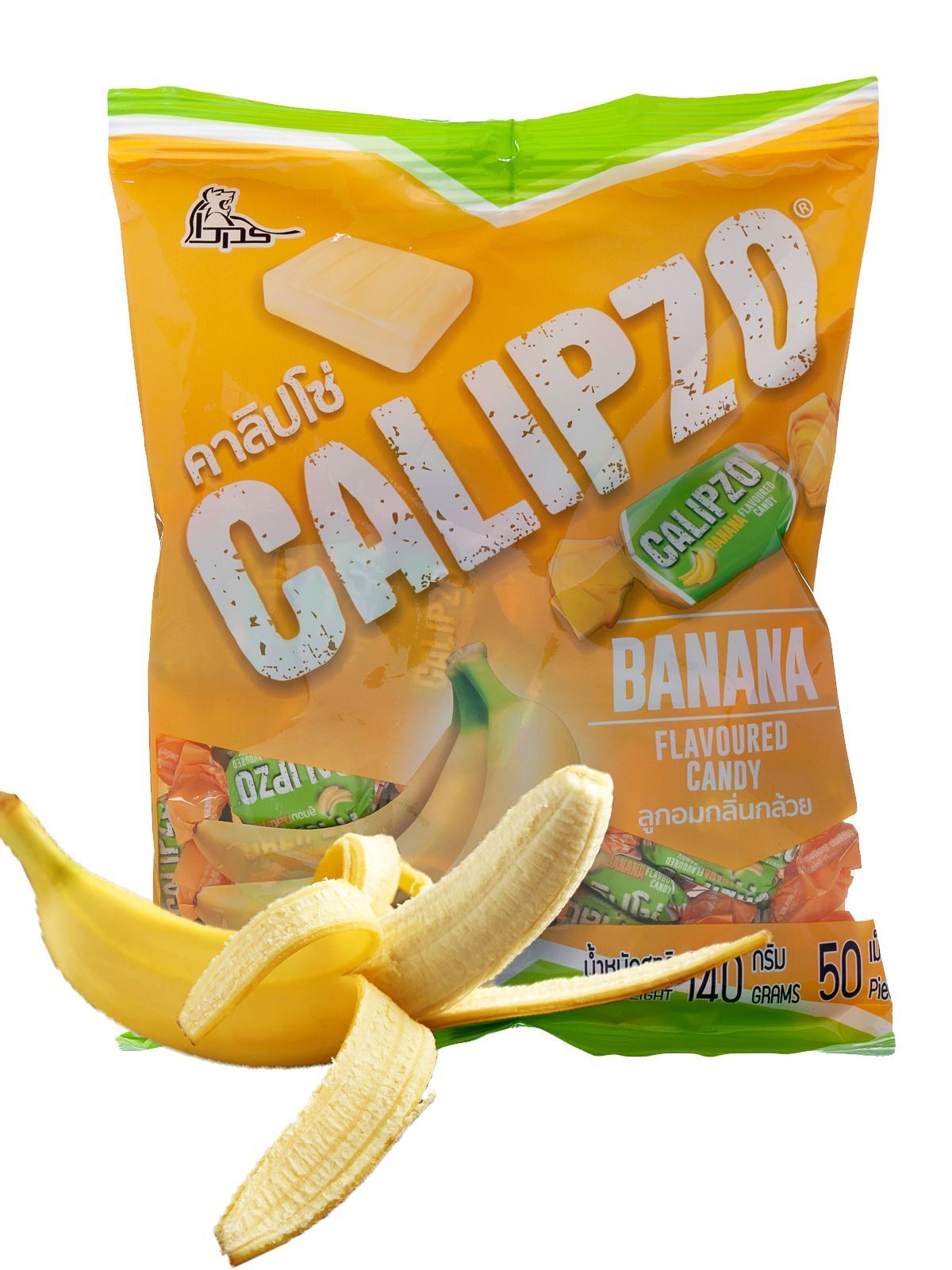 

Карамель Калипсо Calipzo Banana со вкусом банана 50 шт 140 г