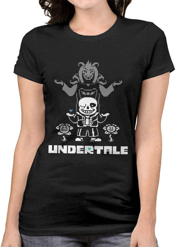 фото Футболка женская dream shirts undertale черная 2xl