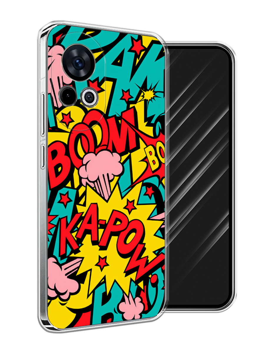 

Чехол Awog на Huawei Nova 12 "Постер pop art", Бирюзовый;желтый;красный, 6123050-1