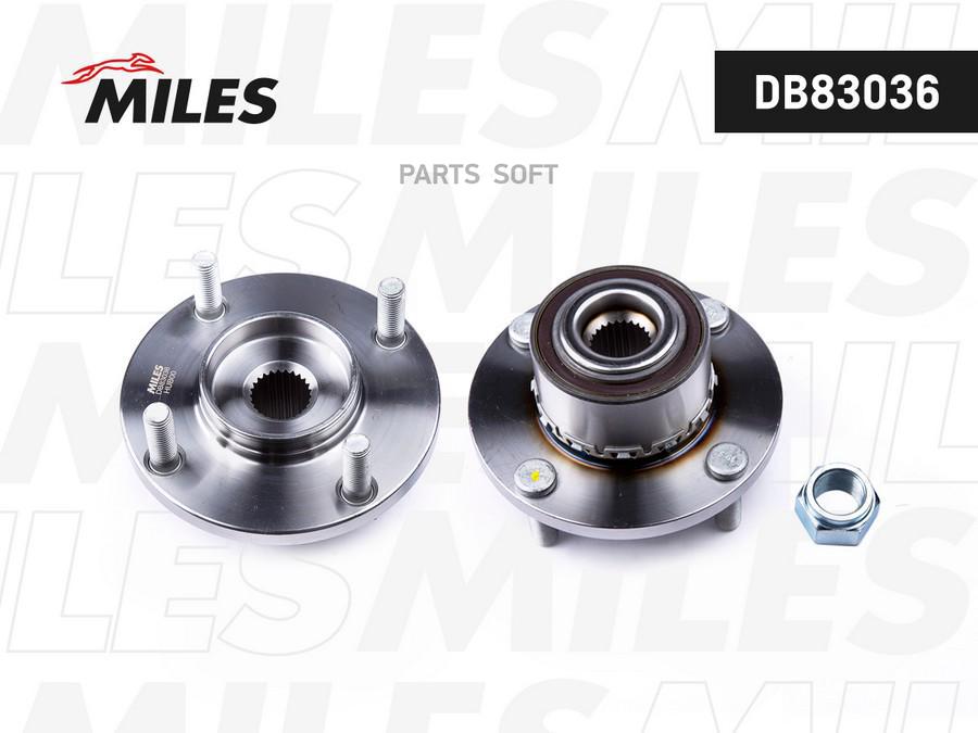 

MILES Ступица с подшипником передняя + ABS MITSUBISHI COLT VI/SMART FORFOUR 04-.