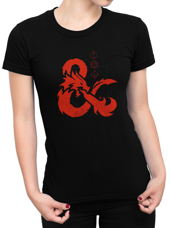 

Футболка женская Dream Shirts Dungeons And Dragons черная L, Черный, Dungeons And Dragons