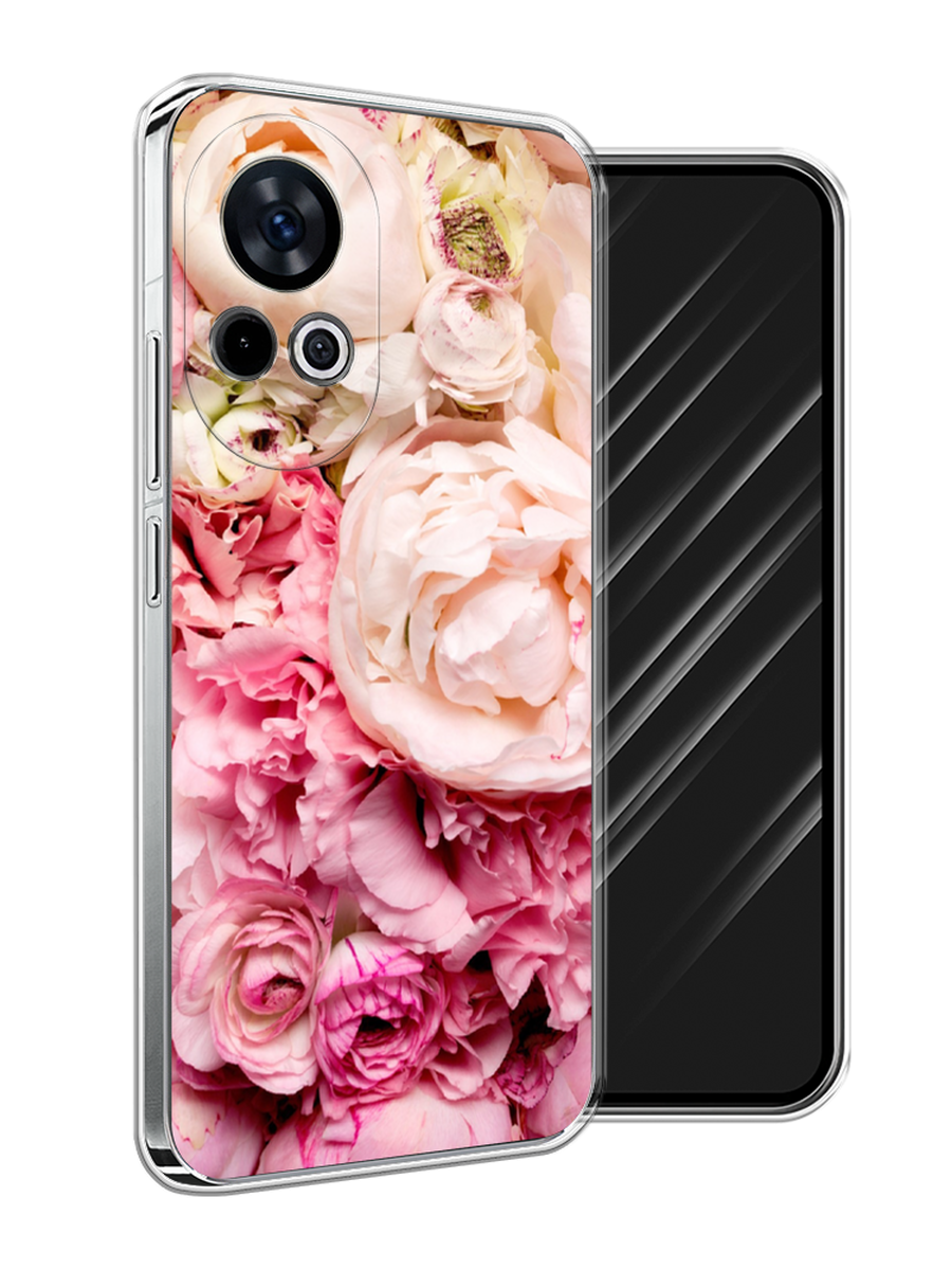 

Чехол Awog на Huawei Nova 12 "Пионы яркие", Розовый, 6123050-1