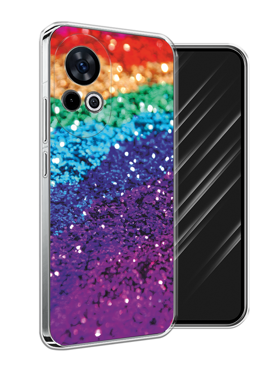 

Чехол Awog на Huawei Nova 12 "Блестящая радуга рисунок", Разноцветный, 6123050-1