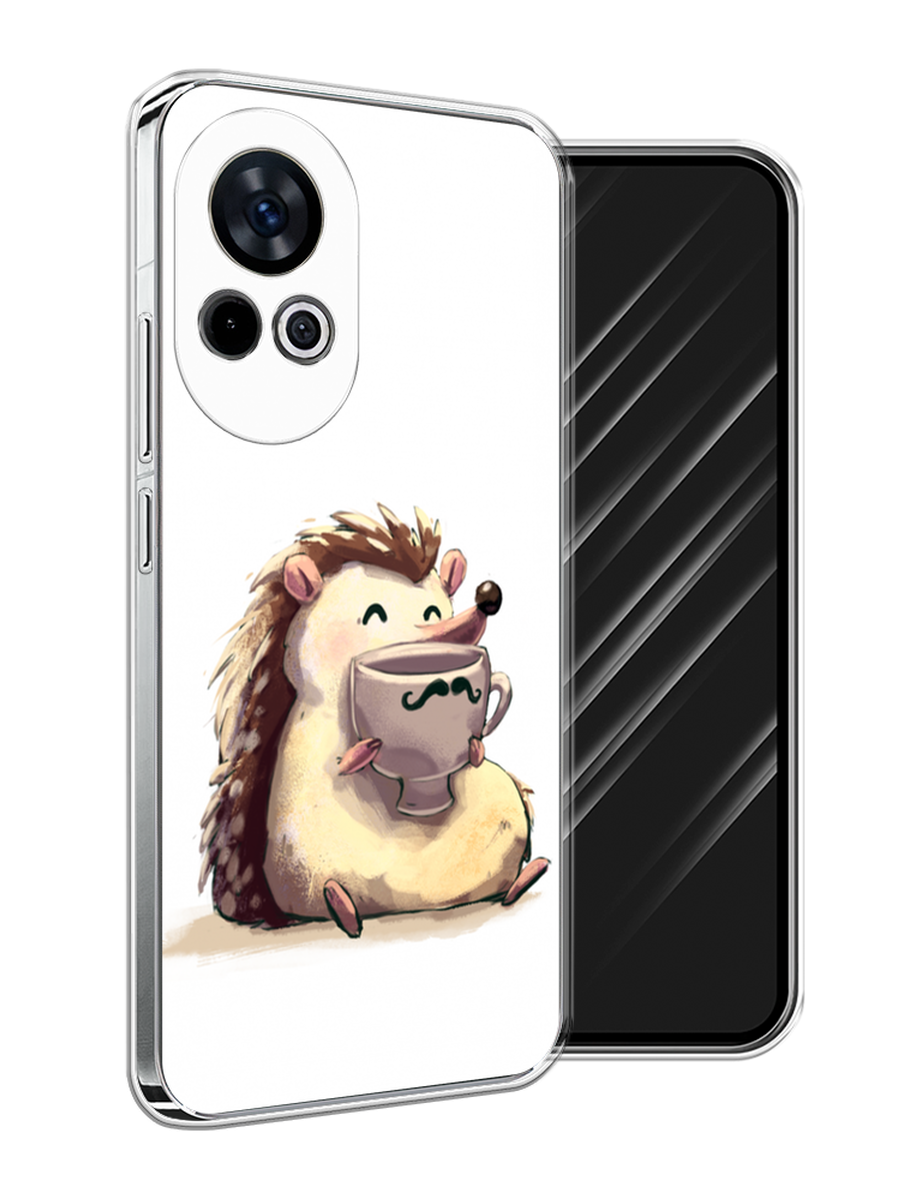 

Чехол Awog на Huawei Nova 12 "Еж кофеман", Белый;коричневый;бежевый, 6123050-1