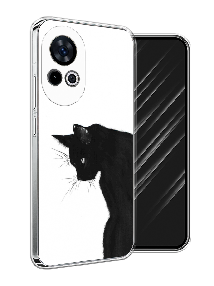 

Чехол Awog на Huawei Nova 12 "Black cat", Черный;белый, 6123050-1