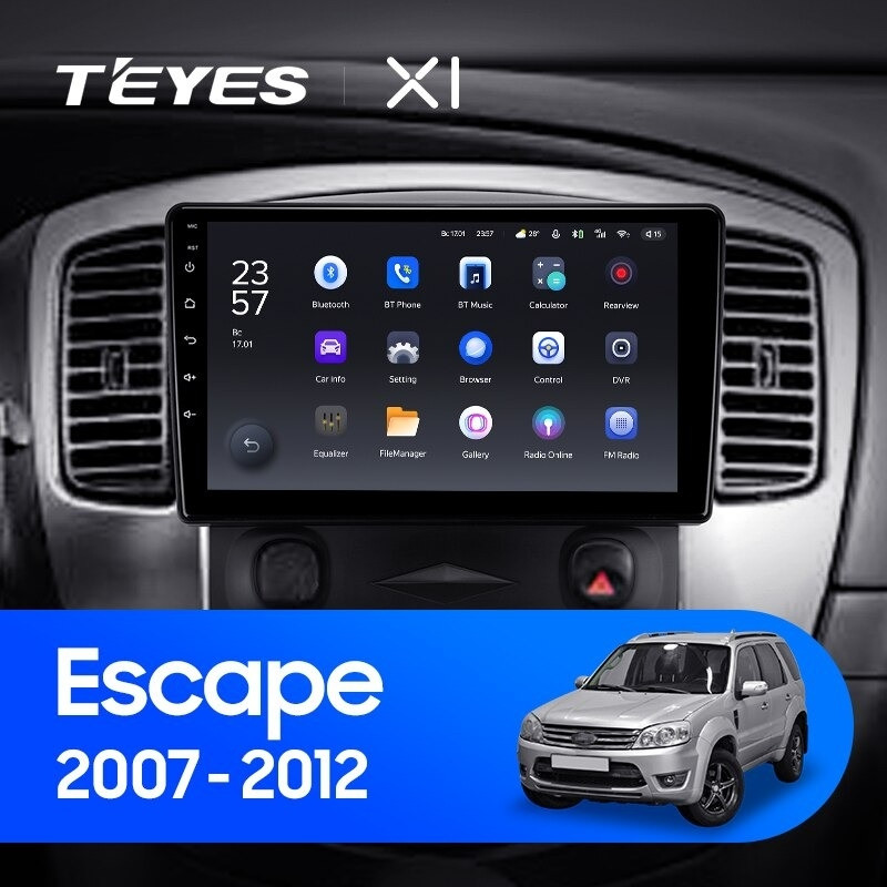 Штатная магнитола Teyes X1 4G 232 Ford Escape 2007-2012 2680000₽