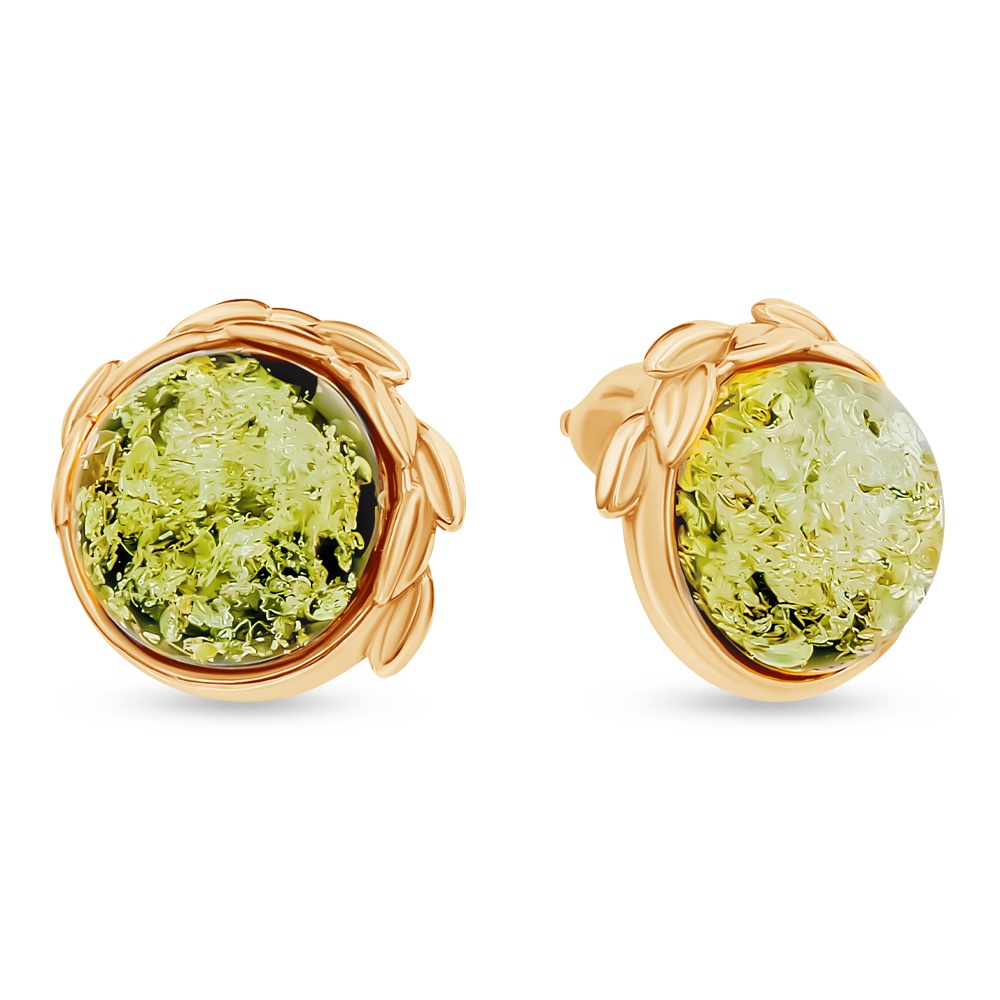

Серьги из серебра 585Gold 702012271, янтарь, 702012271
