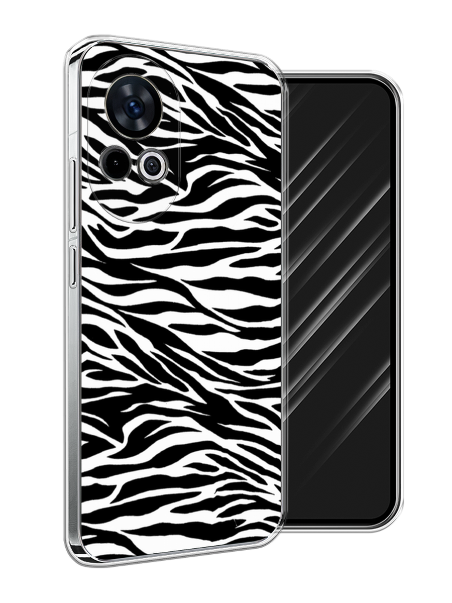 

Чехол Awog на Huawei Nova 12 "Принт зебра", Белый;серый;черный, 6123050-1