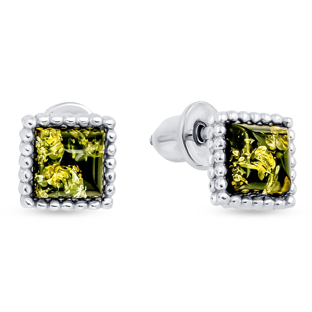 

Серьги из серебра 585Gold 702012279, янтарь, 702012279
