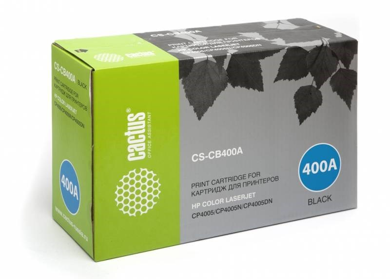 

Картридж CB400A (642A) Black для принтера HP, Черный, CB400A (642A)