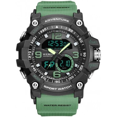 Наручные часы мужские WEIDE WH3J8001GNBGNB зеленые