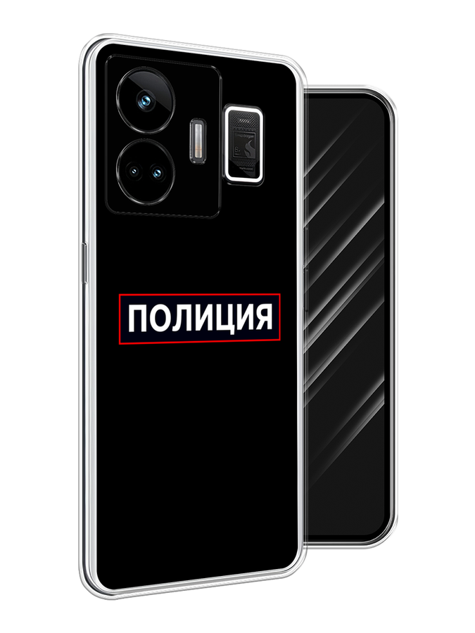 

Чехол Awog на Realme GT Neo 5 5G/GT 3 "Police logo", Черный;белый;красный, 2513750-5