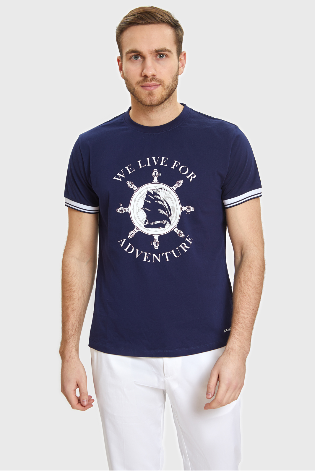 

Футболка мужская Kanzler 2S-783WT-0603-15 синяя S, 2S-783WT-0603-15