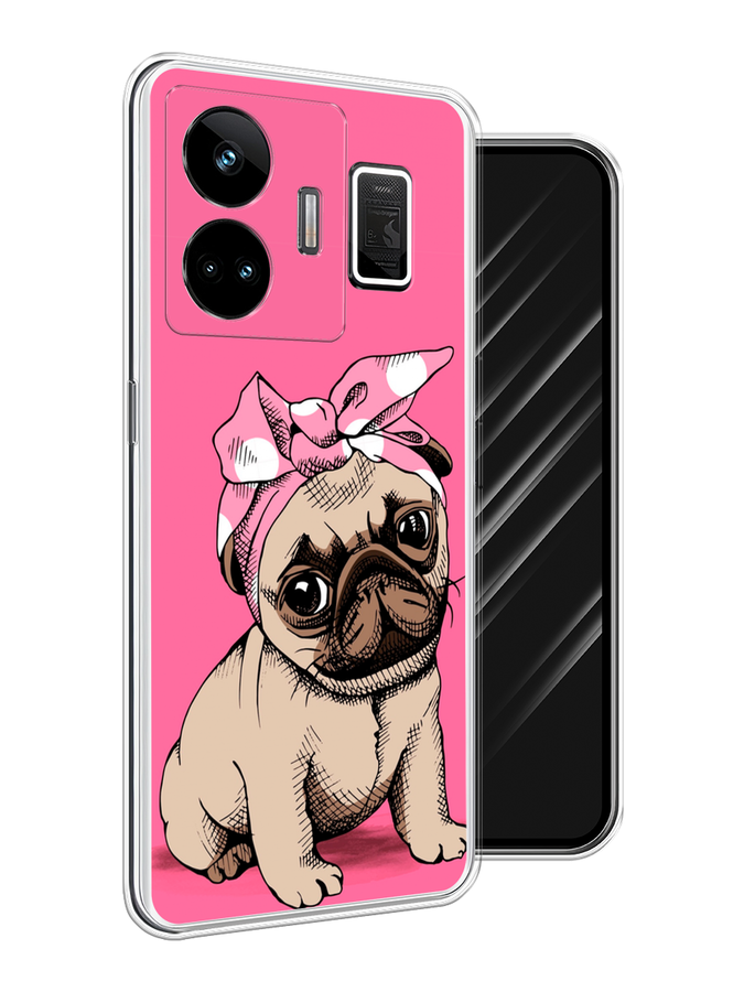 

Чехол Awog на Realme GT Neo 5 5G/GT 3 "Dog Pin-Up", Розовый;бежевый, 2513750-2