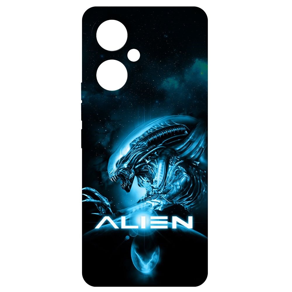 

Чехол-накладка Krutoff Soft Case Чужой. Космос для TECNO Camon 19 черный