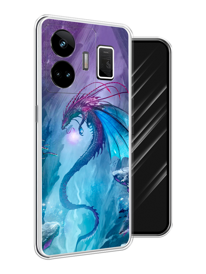 

Чехол Awog на Realme GT Neo 5 5G/GT 3 "Водный дракон", Голубой;фиолетовый;синий, 2513750-2