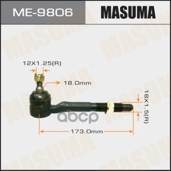 

Наконечник рулевой тяги TOYOTA 06- лев./прав. MASUMA ME-9806