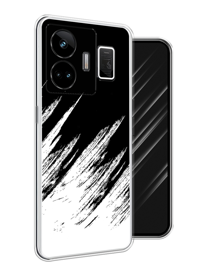 

Чехол Awog на Realme GT Neo 5 5G/GT 3 "Черно белые брызги", Черный;белый;бежевый, 2513750-3
