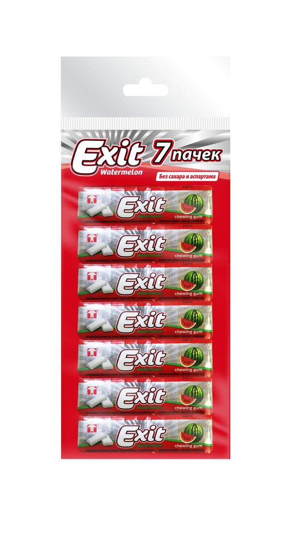 

Жевательная резинка Exit White без сахара 60,8 г