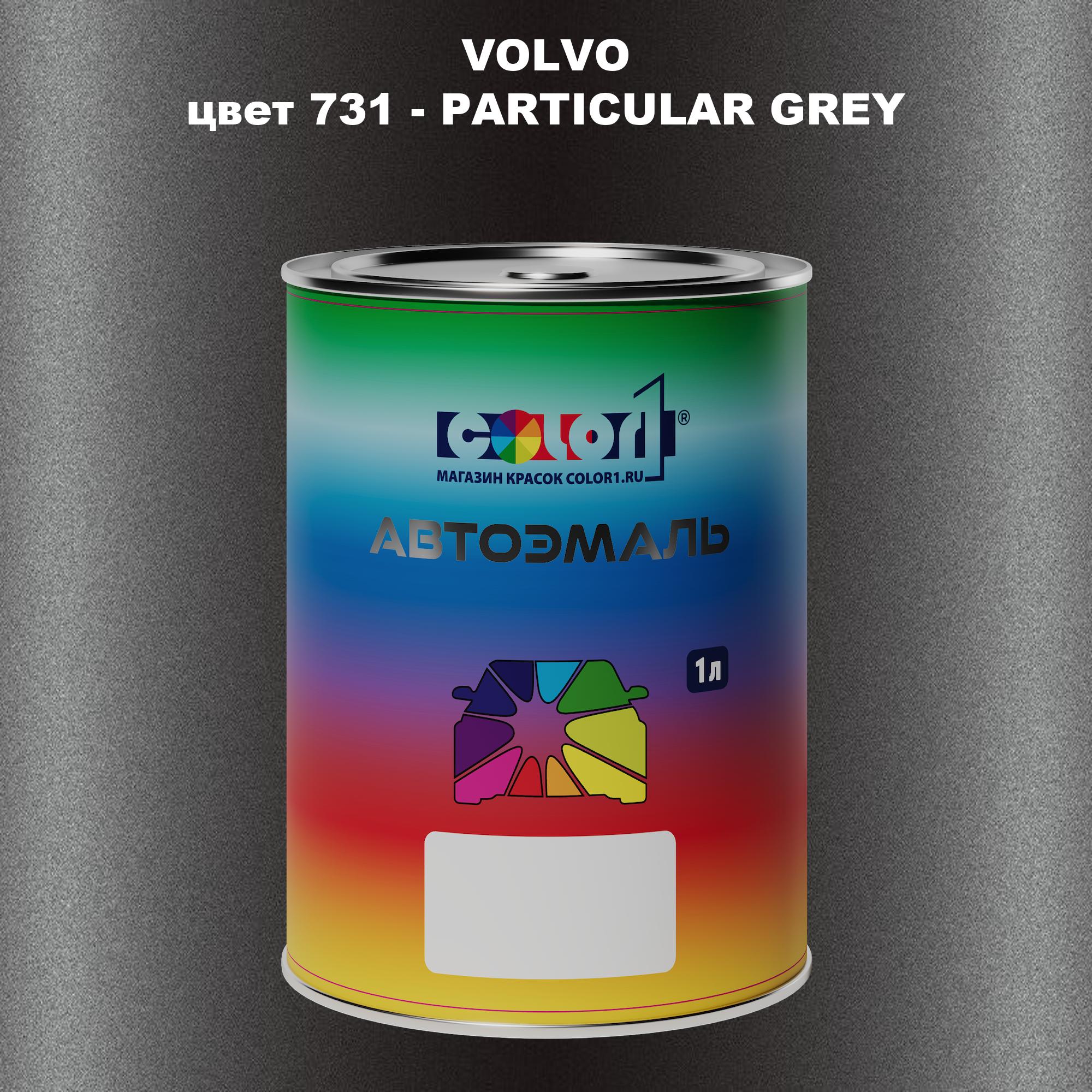 

Автомобильная краска COLOR1 для VOLVO, цвет 731 - PARTICULAR GREY, Прозрачный