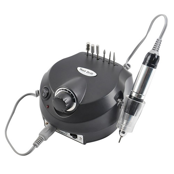 Аппарат для маникюра и педикюра Nail Drill ZS-601 45000 черный, 65W ультразвуковая мойка codyson cd 4830 уз ванна для маникюра аппарат для чистки инструмента