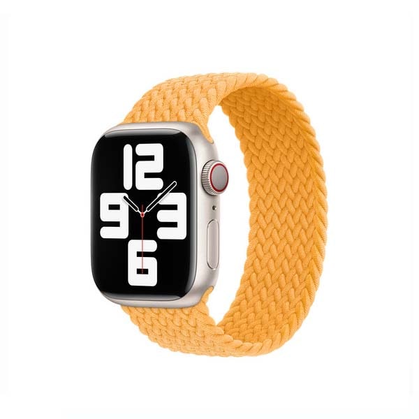 

Монобраслет для Apple Watch 38/40 (size 7 - 163 ) плетенный желтый, Watch