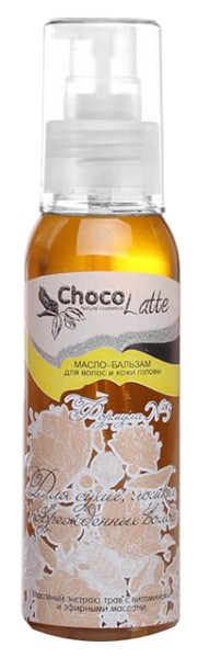 фото Масло-бальзам choco latte «формула №2» от перхоти, 100 мл chocolatte