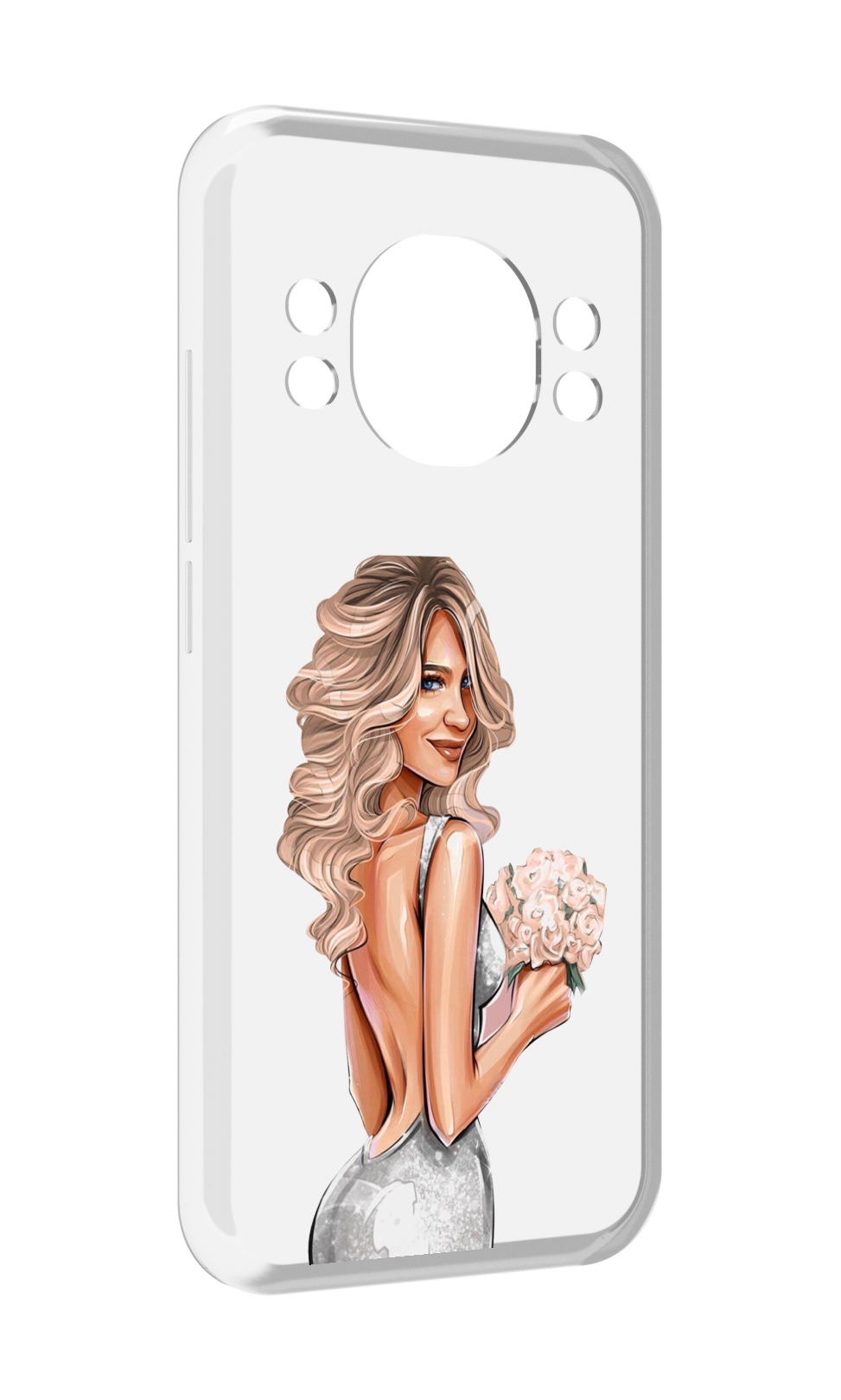 

Чехол MyPads Роскошное-платье женский для Doogee S98 / S98 Pro, Прозрачный, Tocco