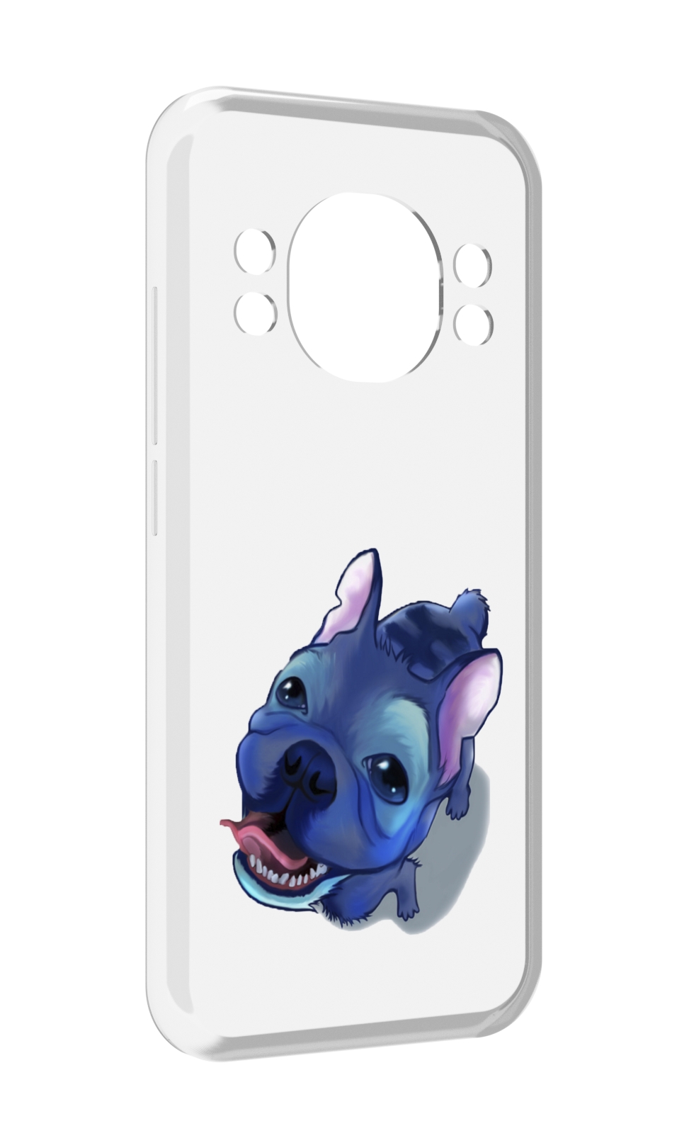 

Чехол MyPads Синий Пес для Doogee S98 / S98 Pro, Прозрачный, Tocco