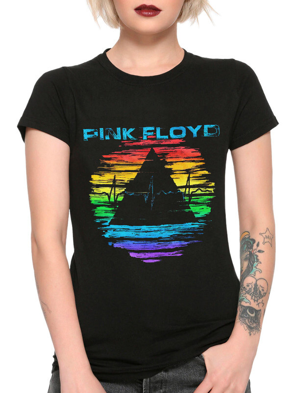 

Футболка женская Dream Shirts Pink Floyd - Пинк Флойд черная 2XL, Pink Floyd - Пинк Флойд