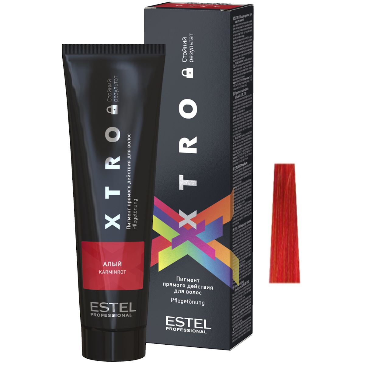 Краска для волос ESTEL XTRO Пигмент прямого действия Black алый 100 мл