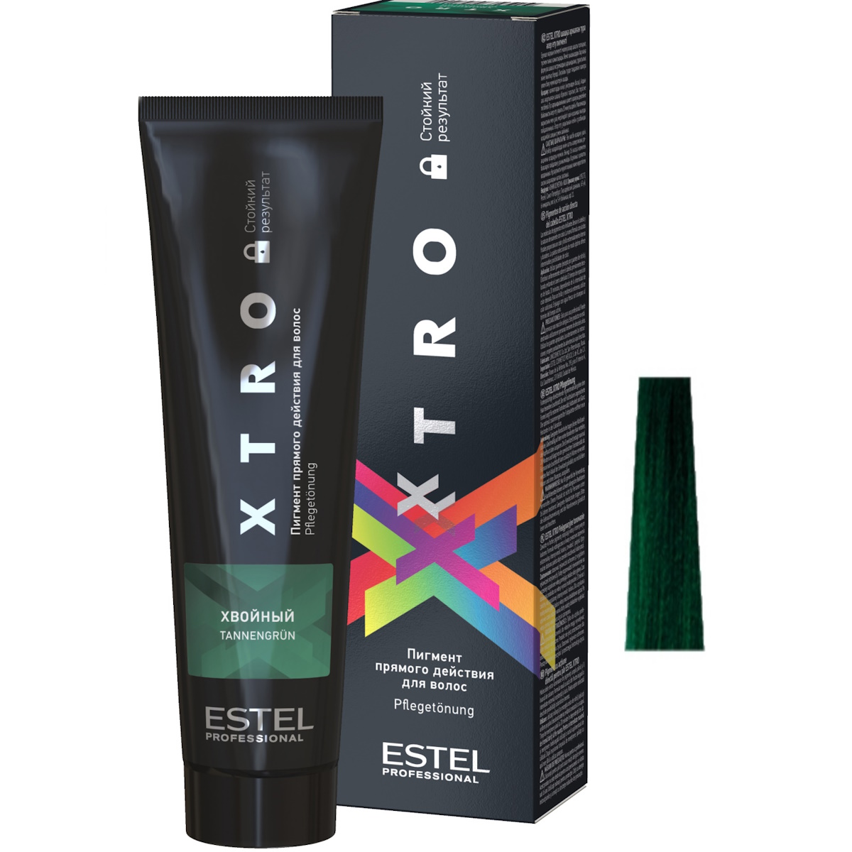 Краска для волос ESTEL XTRO Пигмент прямого действия Black хвойный 100 мл